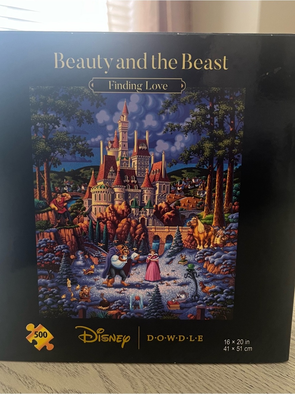 Disney Beauty and the Beast: Finding Love  500 Piece Jigsaw Puzzle 16”x20”~New